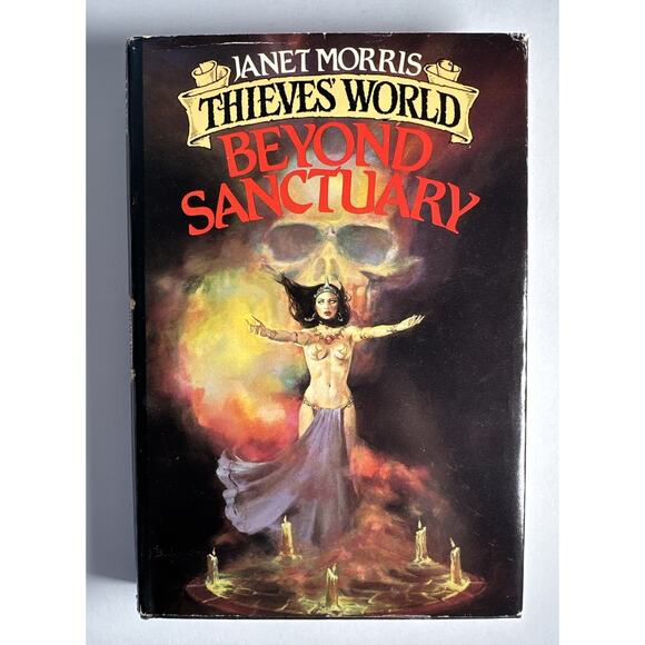 Thieves World Beyond Sanctuary By Janet Morris HC 1985 Book Club Edition, Baen - Picture 1 of 10
